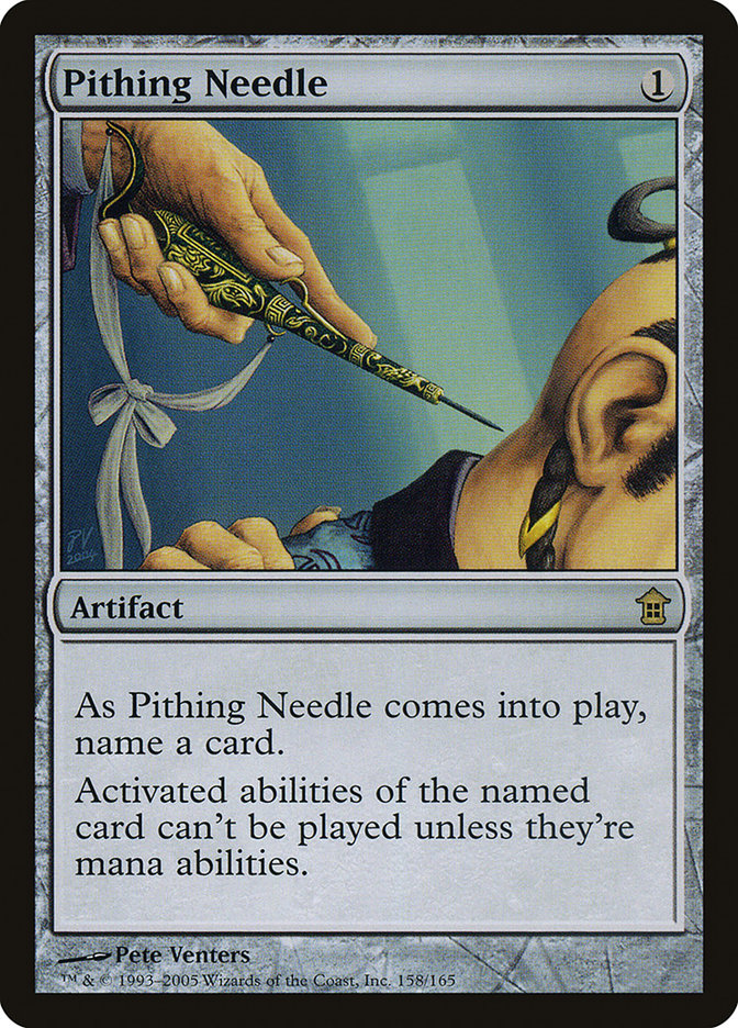 Pithing Needle [Saviors of Kamigawa] | Good Games North