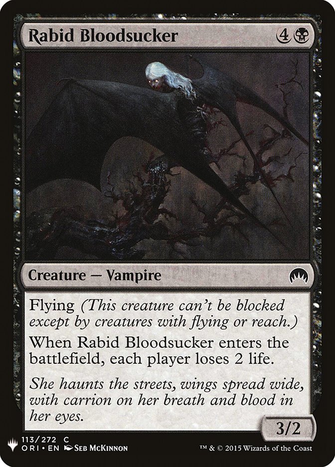 Rabid Bloodsucker [Mystery Booster] | Good Games North