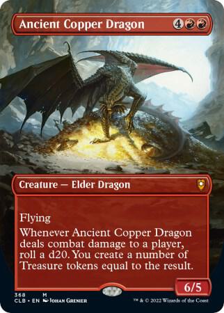 Ancient Copper Dragon Borderless (Commander Legends: Battle for Baldur's Gate)  | Good Games North