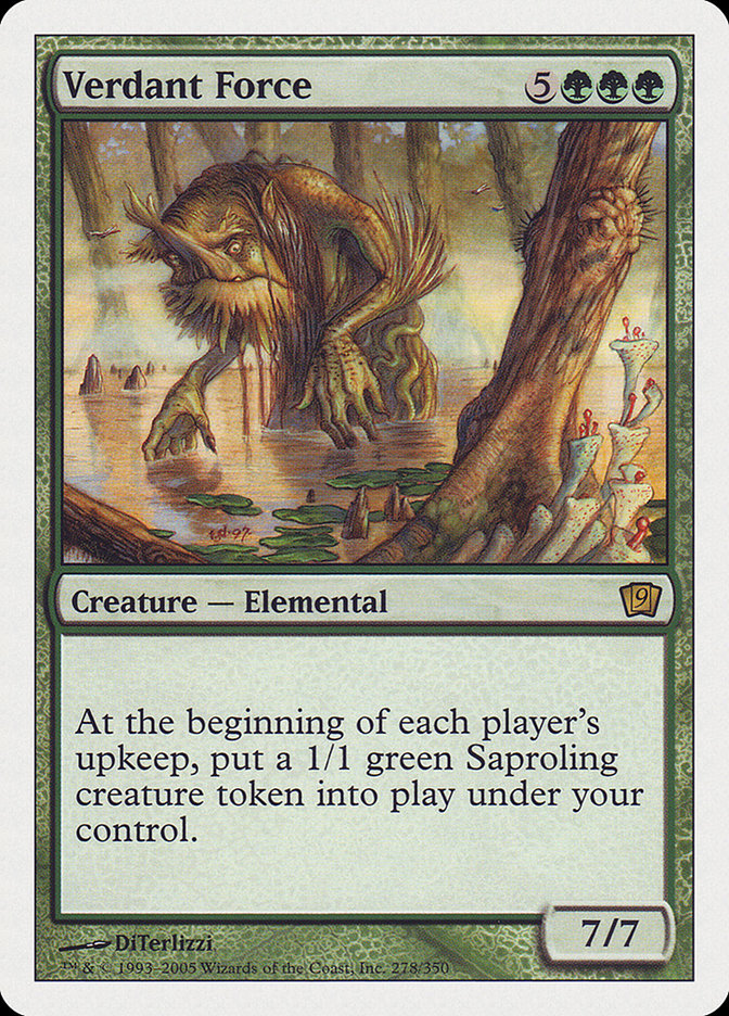 Verdant Force (9th Edition) [Oversize Cards] | Good Games North