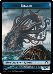 Phyrexian Germ // Kraken Double-Sided Token [Modern Horizons 3 Tokens] | Good Games North
