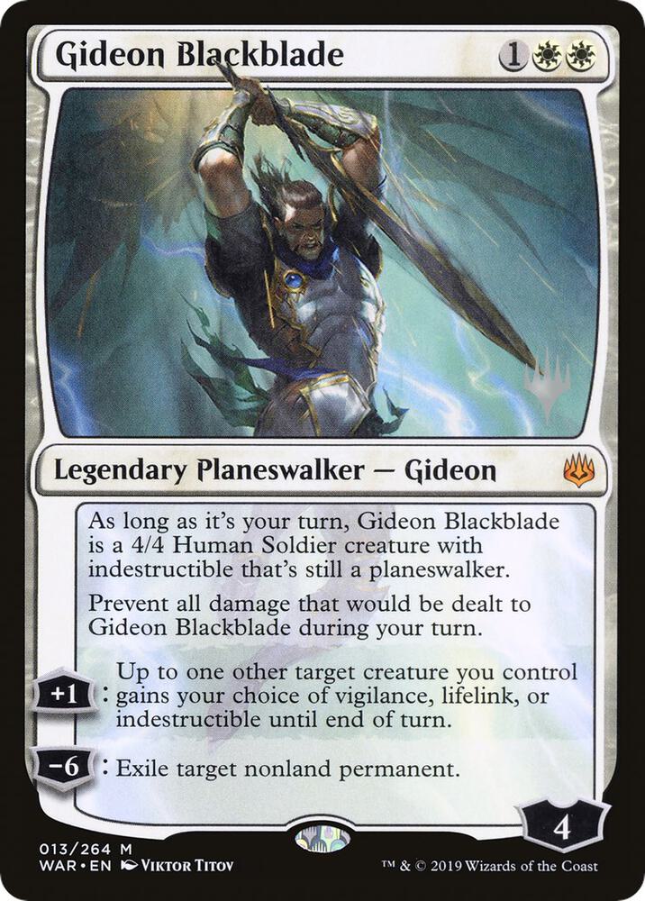 Gideon Blackblade (Promo Pack: Throne of Eldraine)  | Good Games North