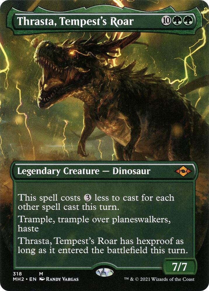 Thrasta Tempests Roar Borderless 318/303 (Modern Horizons 2)  | Good Games North
