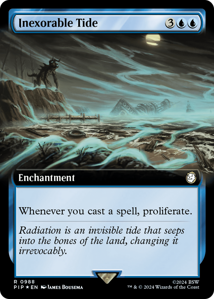 Inexorable Tide (Extended Art) (Surge Foil) [Fallout] | Good Games North