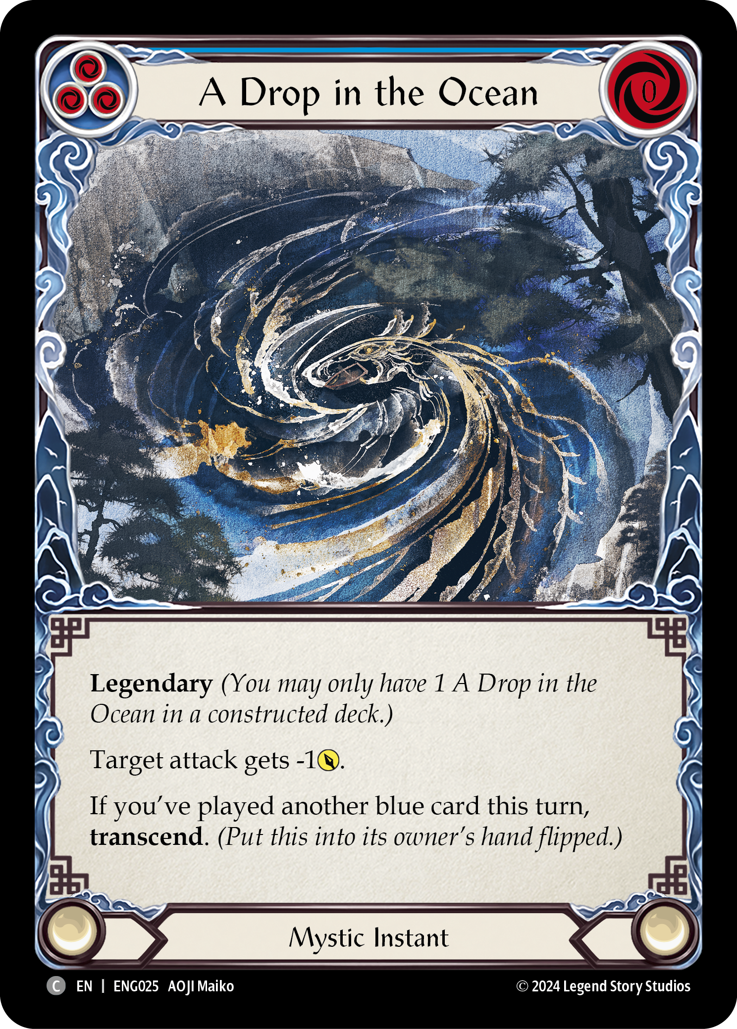A Drop in the Ocean [ENG025] (Part the Mistveil Enigma Blitz Deck) | Good Games North
