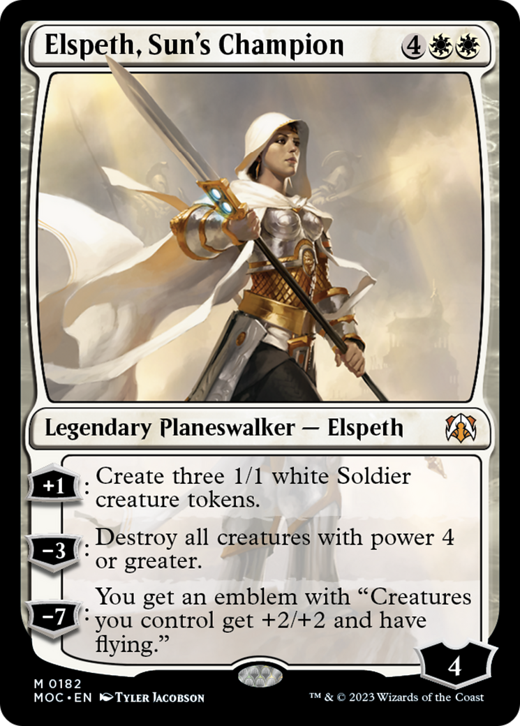 Elspeth, Sun's Champion [March of the Machine Commander] | Good Games North