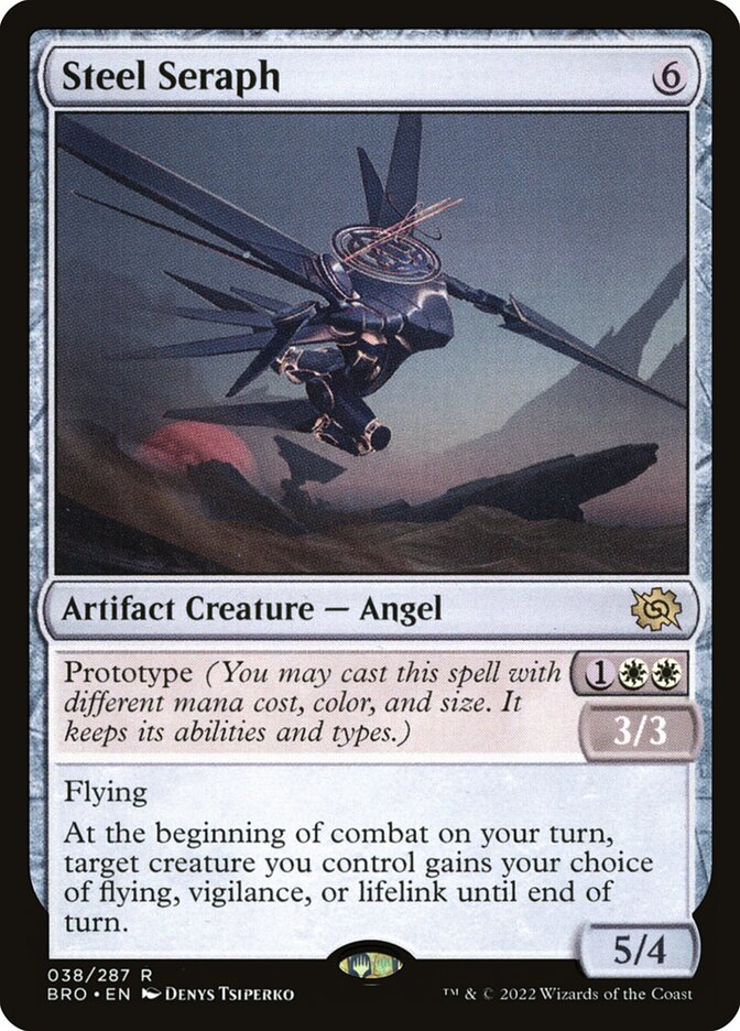 Steel Seraph (The Brothers' War)  - Foil | Good Games North