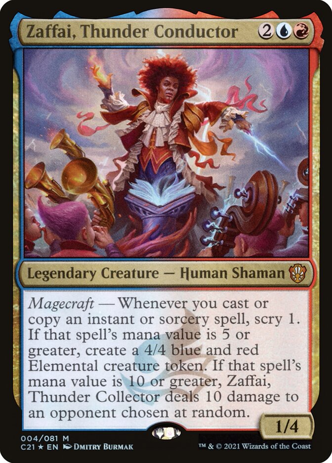 Zaffai, Thunder Conductor (Commander 2021)  - undefined | Good Games North