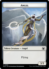 Angel (3) // Demon Double-Sided Token [March of the Machine Commander Tokens] | Good Games North
