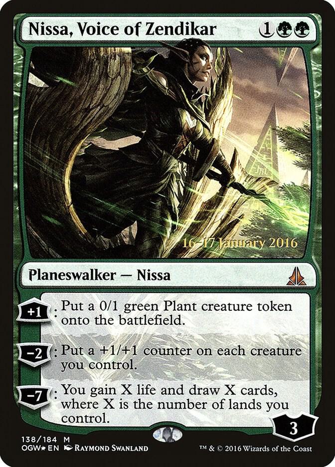 Nissa Voice of Zendikar (Prerelease Cards)  - Foil | Good Games North