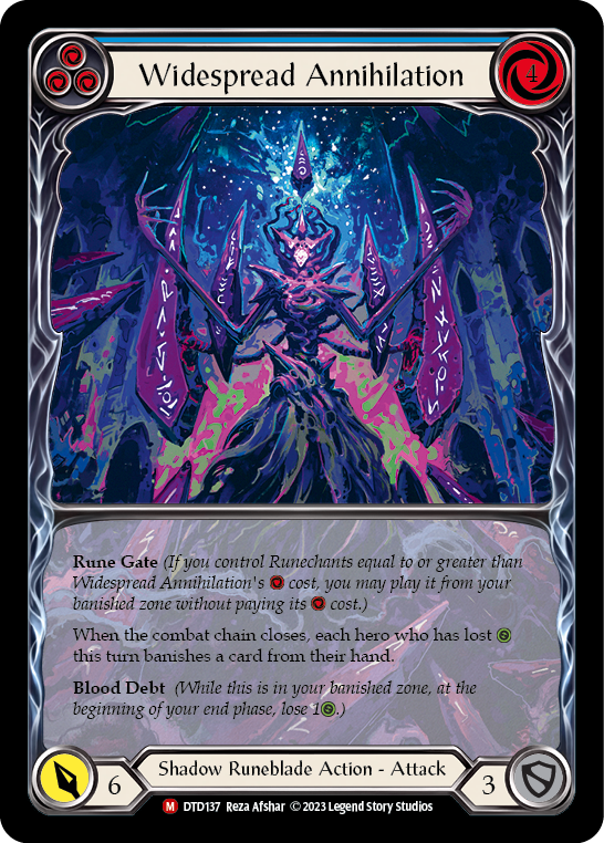 Widespread Annihilation (Extended Art) [DTD137] (Dusk Till Dawn)  Rainbow Foil | Good Games North