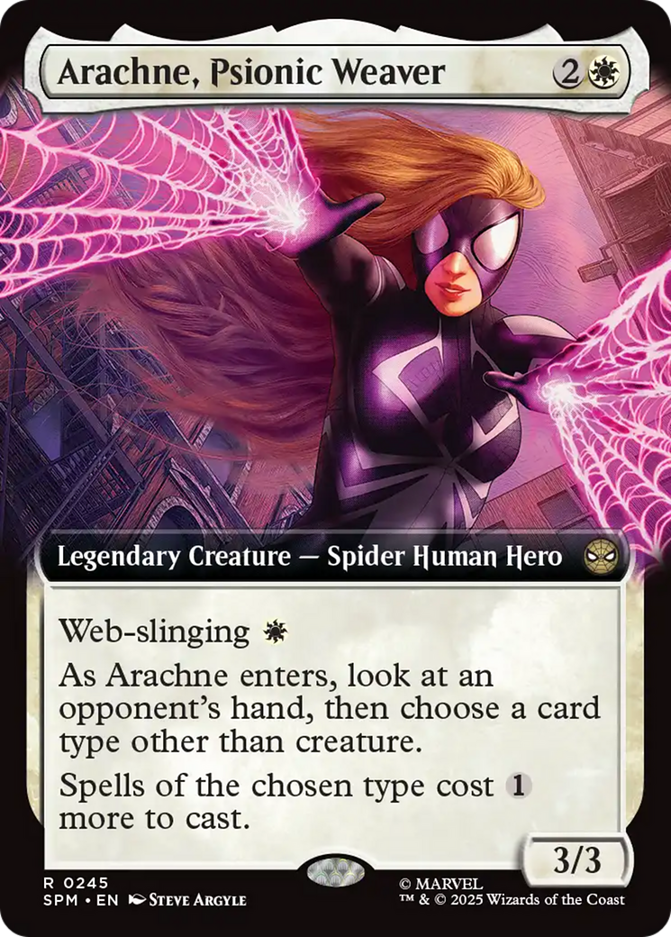 Arachne, Psionic Weaver (Extended Art) [Marvel's Spider-Man] | Good Games North