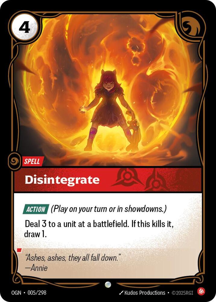 Disintegrate (Origins)  - Foil | Good Games North