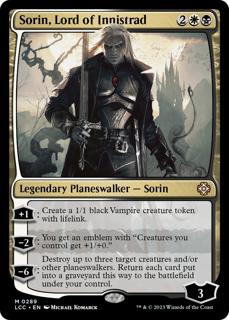 Sorin, Lord of Innistrad [The Lost Caverns of Ixalan Commander] | Good Games North
