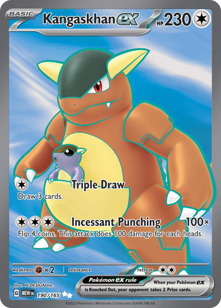 Kangaskhan ex (190/165) [Scarlet & Violet 151] | Good Games North