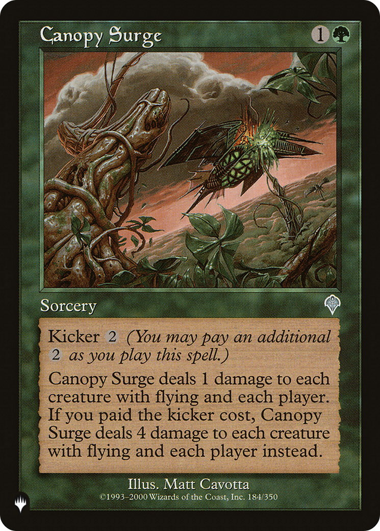 Canopy Surge [The List] | Good Games North