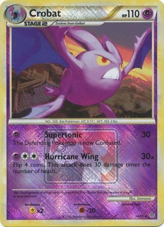 Crobat (14/95) (League Promo) [HeartGold & SoulSilver: Unleashed] | Good Games North