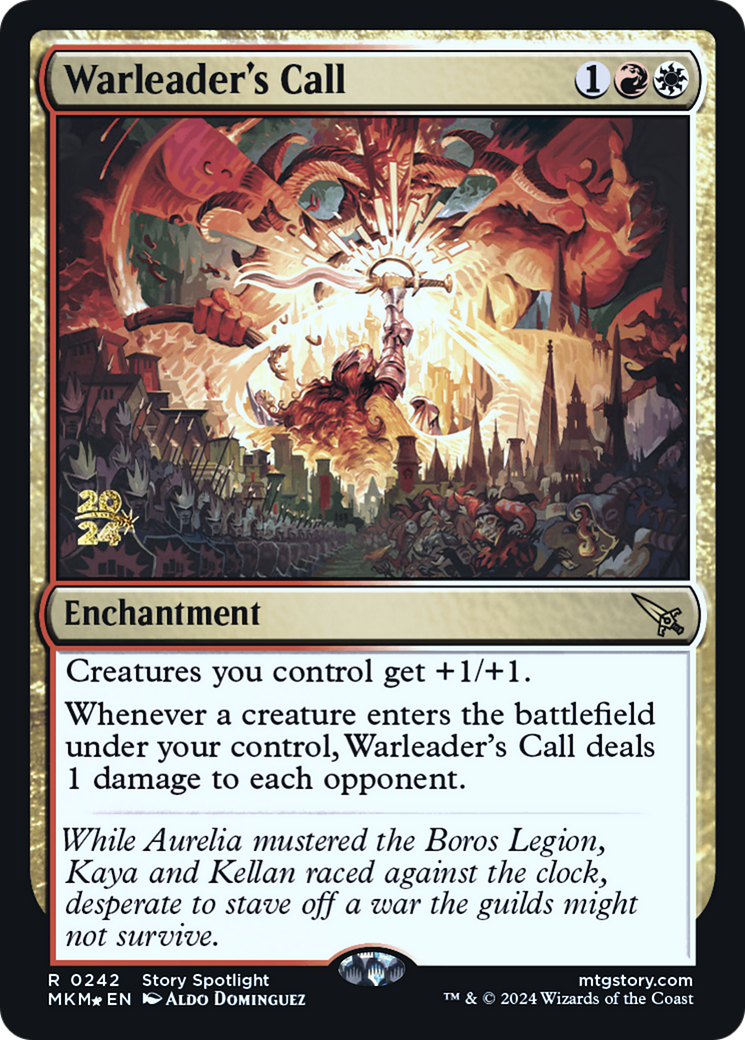 Warleader's Call [Murders at Karlov Manor Prerelease Promos] | Good Games North