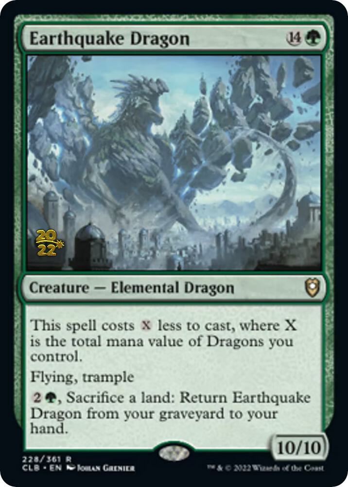 Earthquake Dragon (Prerelease Cards)  - Foil | Good Games North