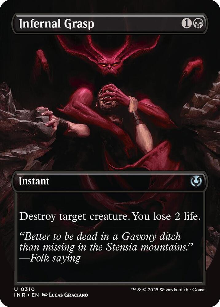 Infernal Grasp Borderless (Innistrad Remastered)  | Good Games North