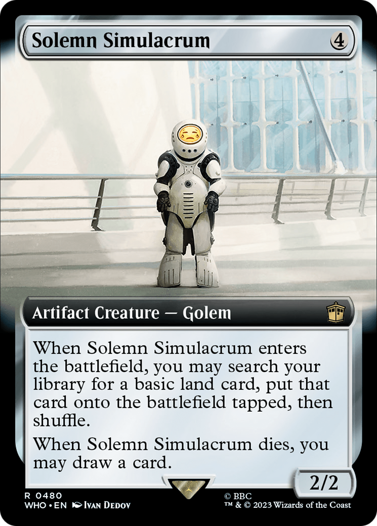 Solemn Simulacrum (Extended Art) [Doctor Who] | Good Games North
