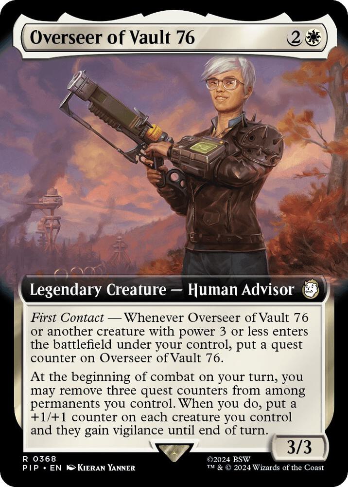Overseer of Vault 76 Extended Art (Universes Beyond: Fallout)  | Good Games North
