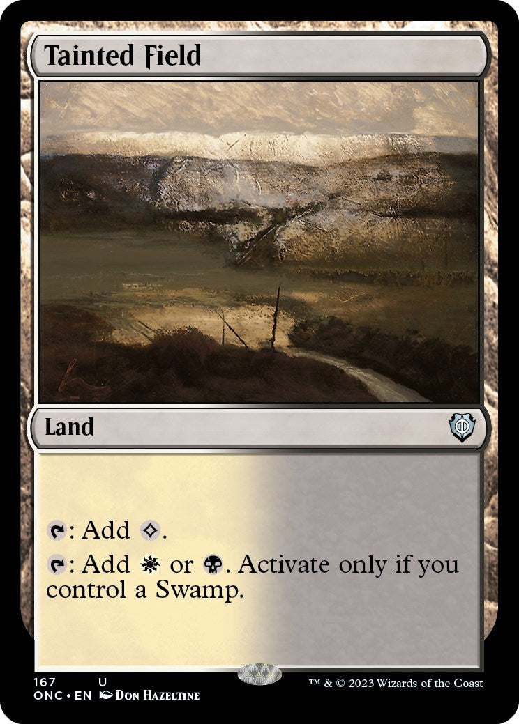 Tainted Field [Phyrexia: All Will Be One Commander] | Good Games North