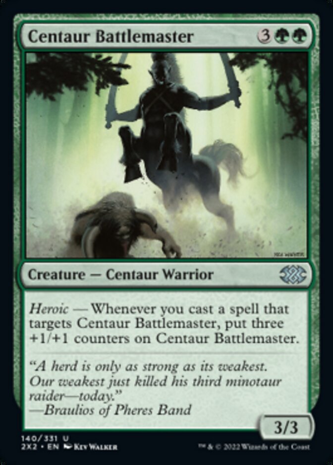 Centaur Battlemaster [Double Masters 2022] | Good Games North