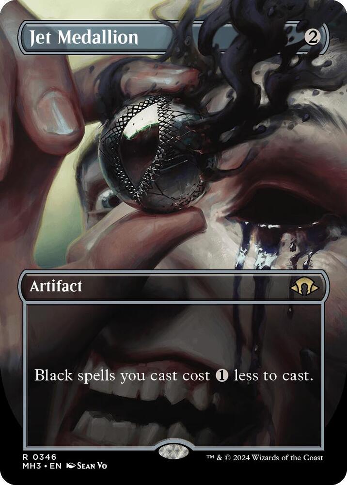 Jet Medallion Borderless (Modern Horizons 3)  - Foil | Good Games North