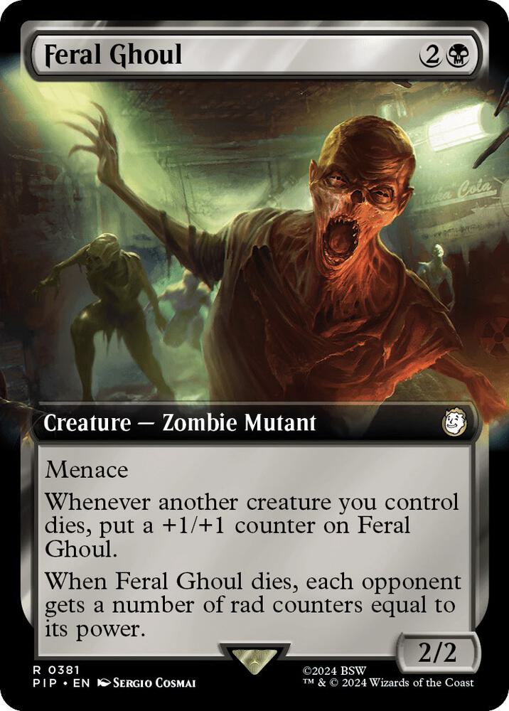 Feral Ghoul 381/326 (Universes Beyond: Fallout)  - Extended Art | Good Games North