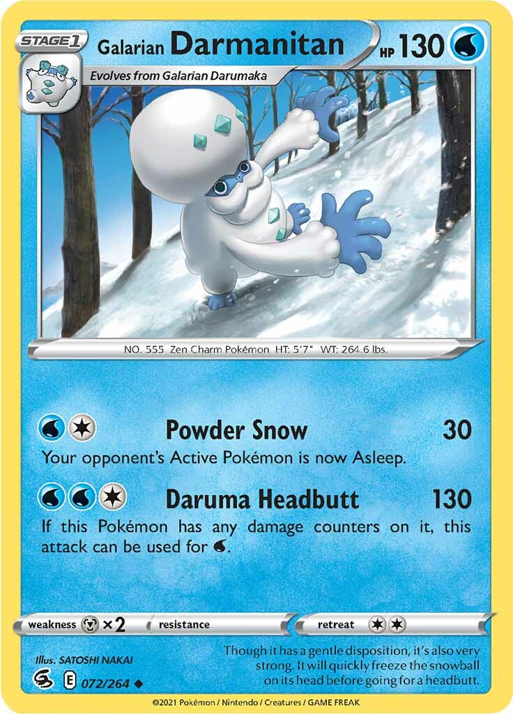 Galarian Darmanitan (072/264) [Sword & Shield: Fusion Strike] | Good Games North