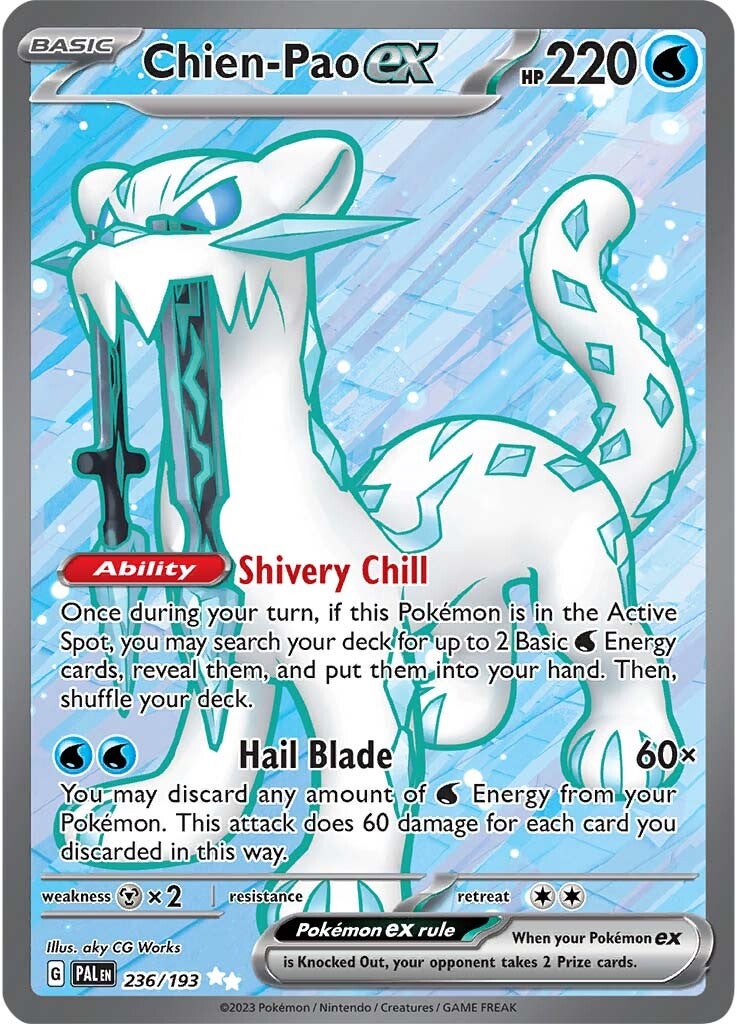 Chien-Pao ex (236/193) [Scarlet & Violet: Paldea Evolved] | Good Games North