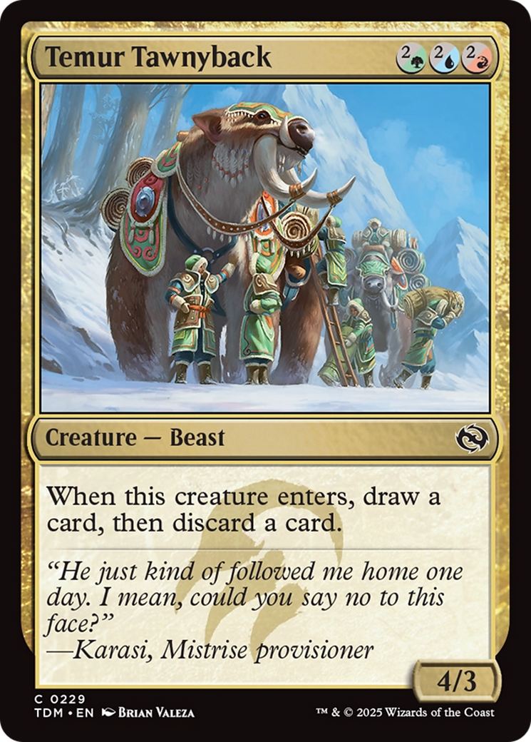 Temur Tawnyback [Tarkir: Dragonstorm] | Good Games North
