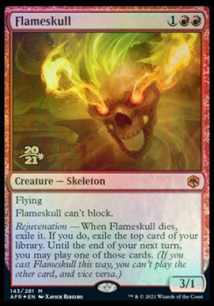 Flameskull [Dungeons & Dragons: Adventures in the Forgotten Realms Prerelease Promos] | Good Games North