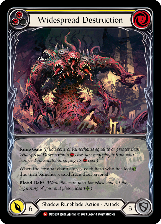 Widespread Destruction (Extended Art) [DTD138] (Dusk Till Dawn)  Rainbow Foil | Good Games North