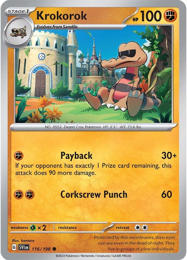 Krokorok (116/198) [Scarlet & Violet: Base Set] | Good Games North