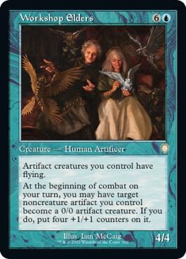 Workshop Elders Retro Frame (Commander: The Brothers' War)  | Good Games North