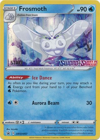 Frosmoth (SWSH007) (Staff Prerelease Promo) [Sword & Shield: Black Star Promos] | Good Games North