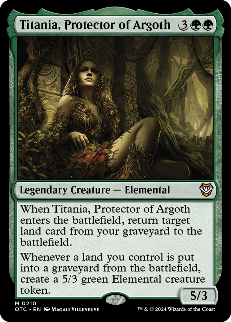 Titania, Protector of Argoth [Outlaws of Thunder Junction Commander] | Good Games North