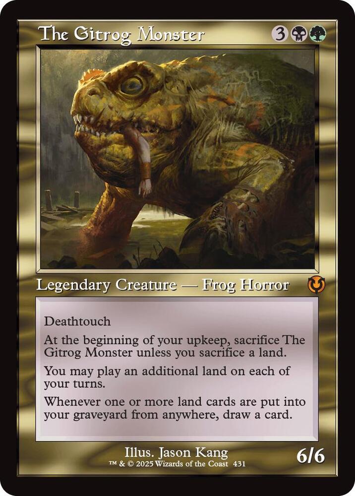 The Gitrog Monster Retro Frame (Innistrad Remastered)  - Foil | Good Games North