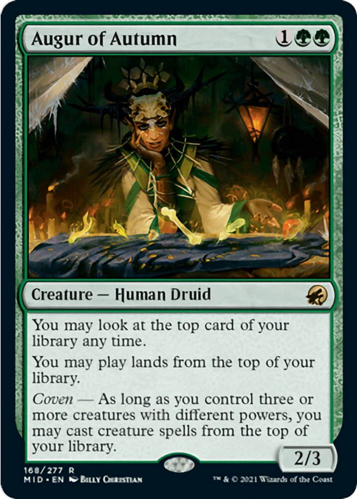Augur of Autumn 168/277 (Innistrad: Midnight Hunt)  | Good Games North