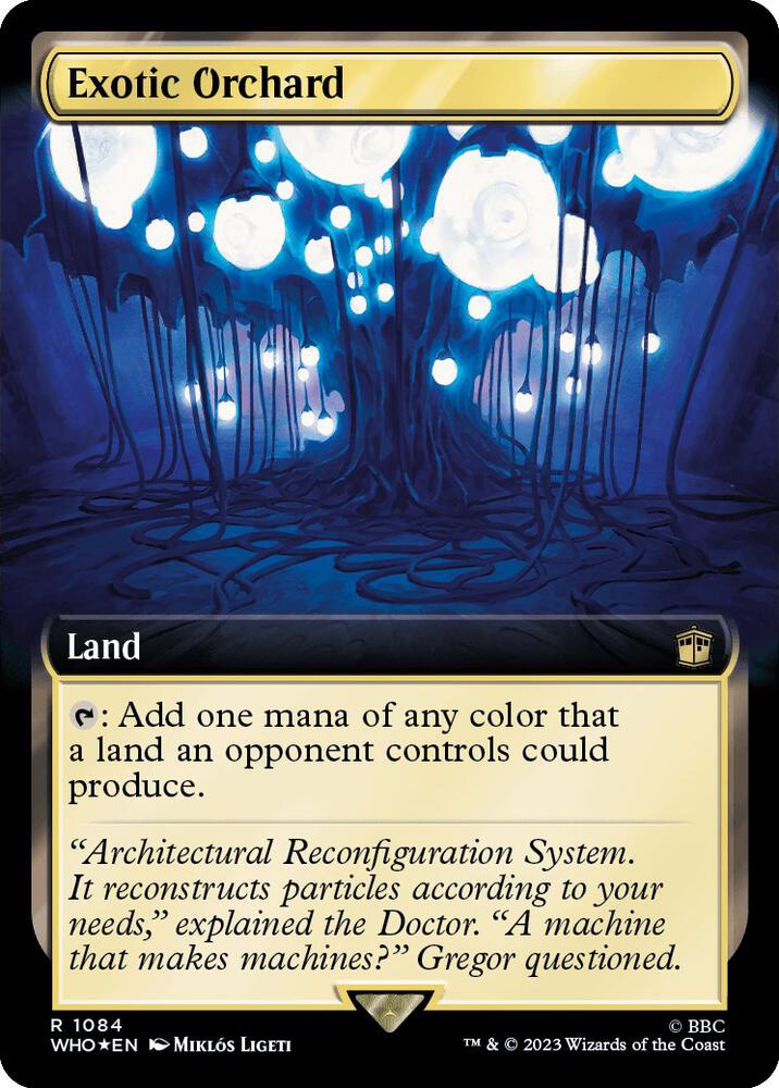 Exotic Orchard Extended Art Surge Foil (Universes Beyond: Doctor Who)  - Foil | Good Games North
