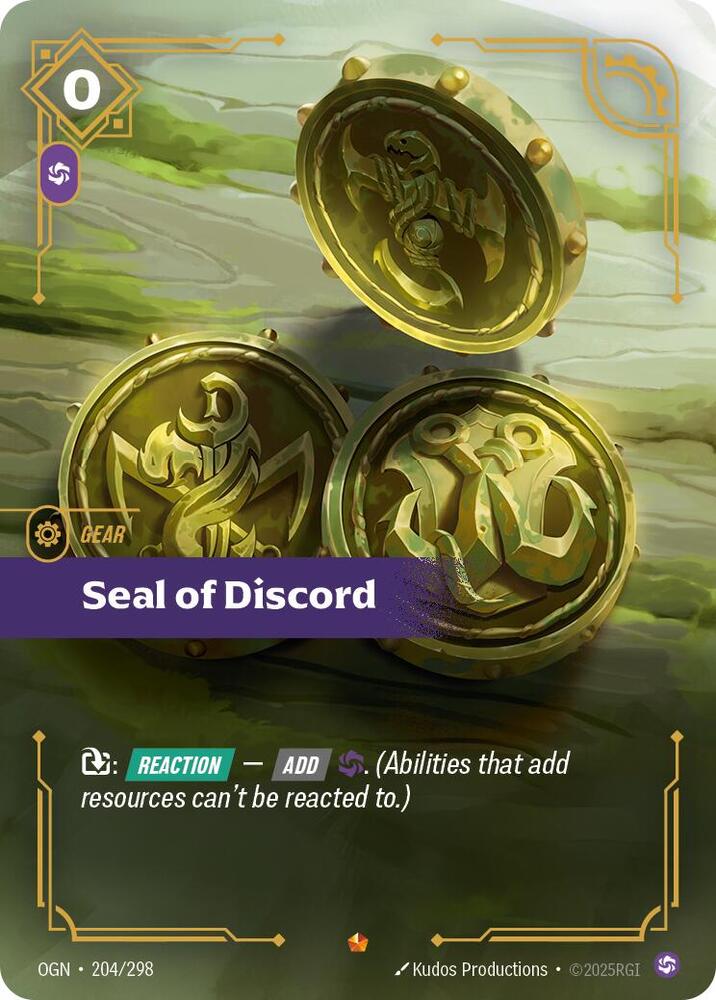 Seal of Discord (Origins)  - Foil | Good Games North