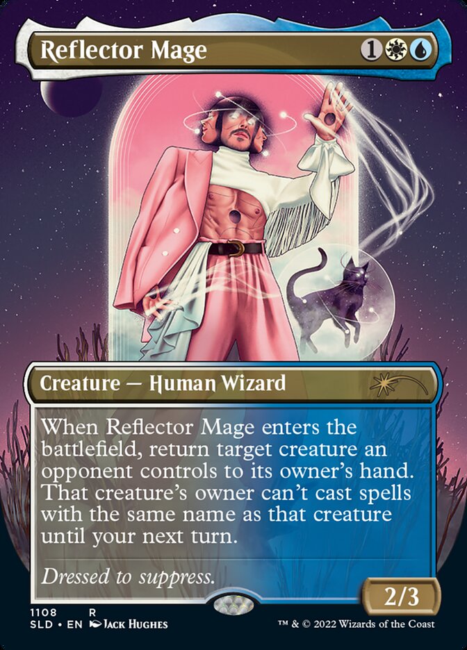 Reflector Mage (Borderless) [Secret Lair Drop Series] | Good Games North
