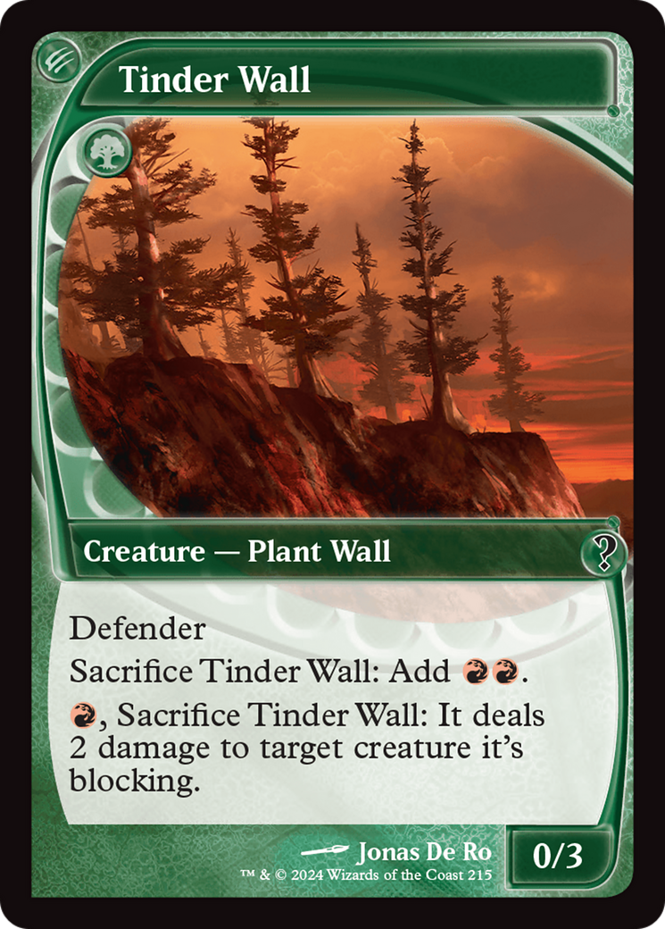 Tinder Wall (Future Sight) [Mystery Booster 2] | Good Games North