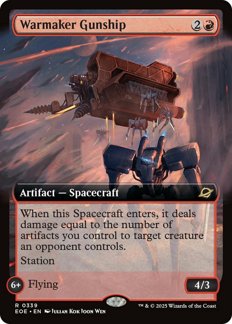 Warmaker Gunship (Extended Art) [Edge of Eternities] | Good Games North