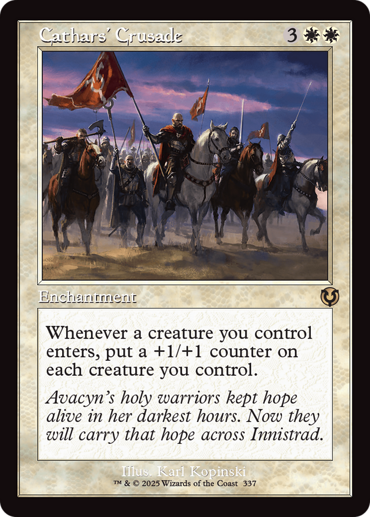 Cathars' Crusade (Retro Frame) [Innistrad Remastered] | Good Games North