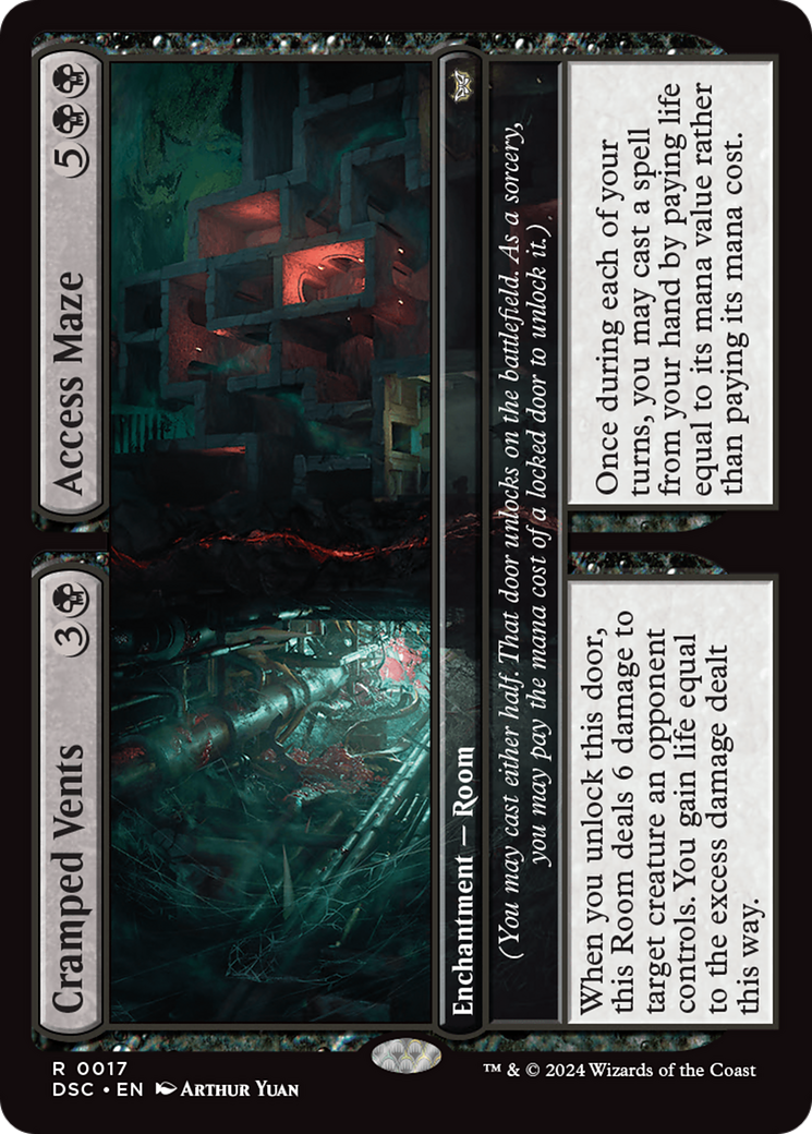 Cramped Vents // Access Maze [Duskmourn: House of Horror Commander] | Good Games North