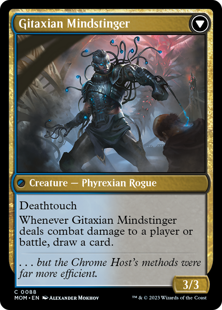 Aetherblade Agent // Gitaxian Mindstinger [March of the Machine] | Good Games North