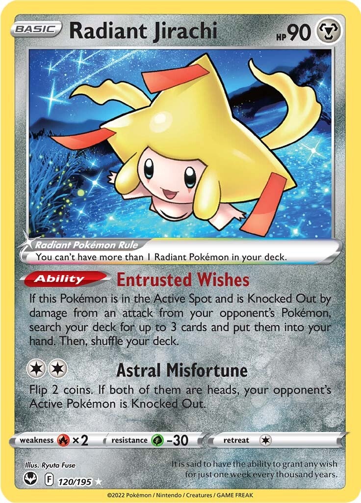 Radiant Jirachi (120/195) [Sword & Shield: Silver Tempest] | Good Games North